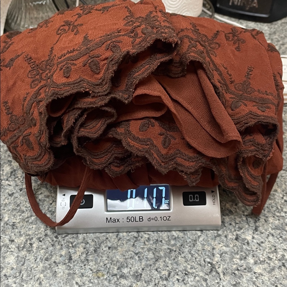 Zara Large ZW Collection Embroidered‎ Dress Boho Whimsical Garden Floral Fairy - Picture 12 of 12